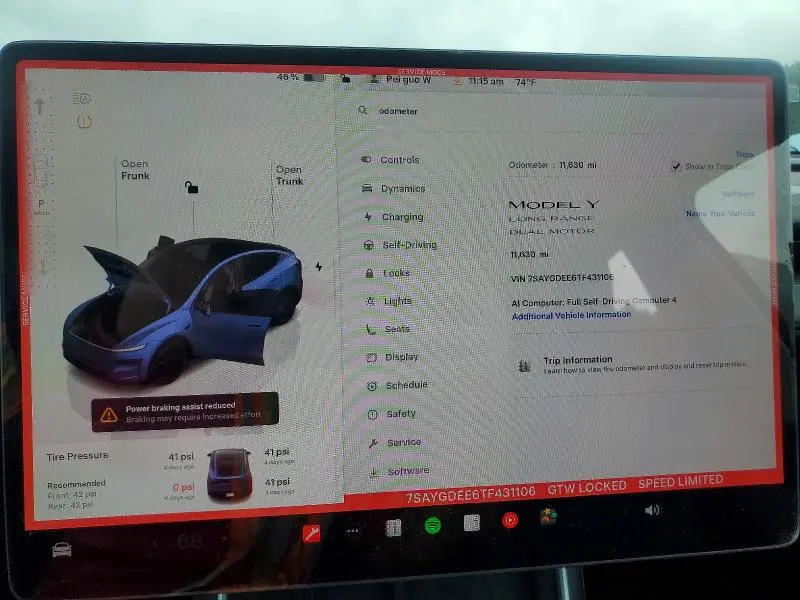 2026 TESLA MODEL Y   