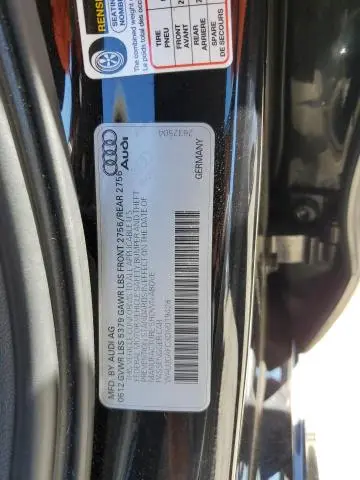 2013 AUDI A6 PRESTIGE  