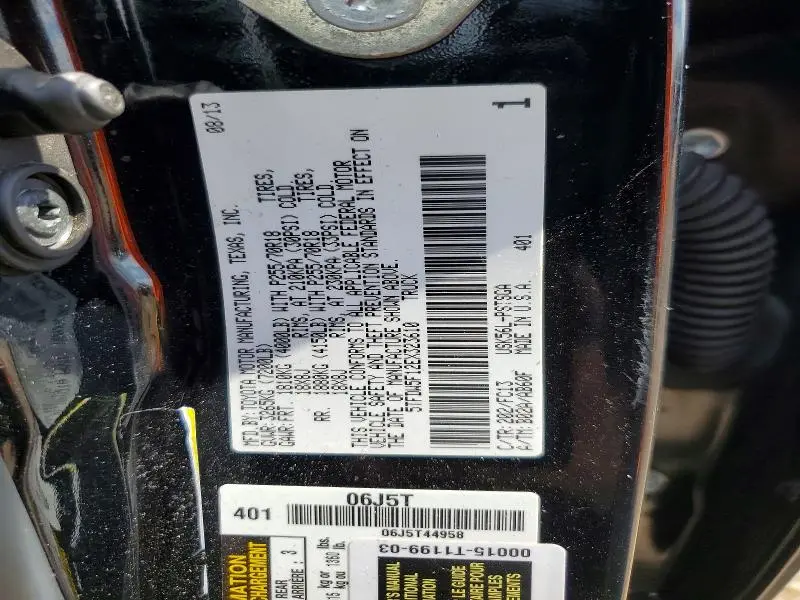 2014 TOYOTA TUNDRA CREWMAX SR5  
