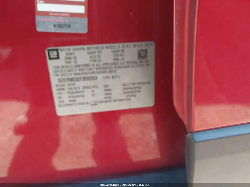 2015 CADILLAC SRX LUXURY COLLECTION