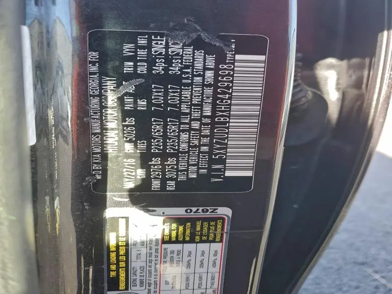 2017 HYUNDAI SANTA FE SPORT   