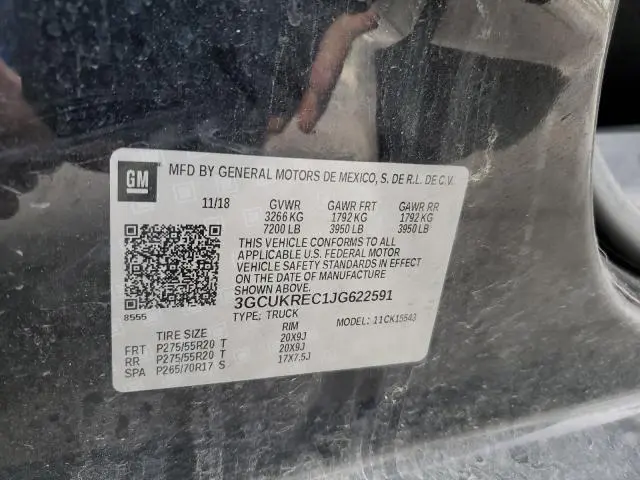 2018 CHEVROLET SILVERADO K1500 LT  