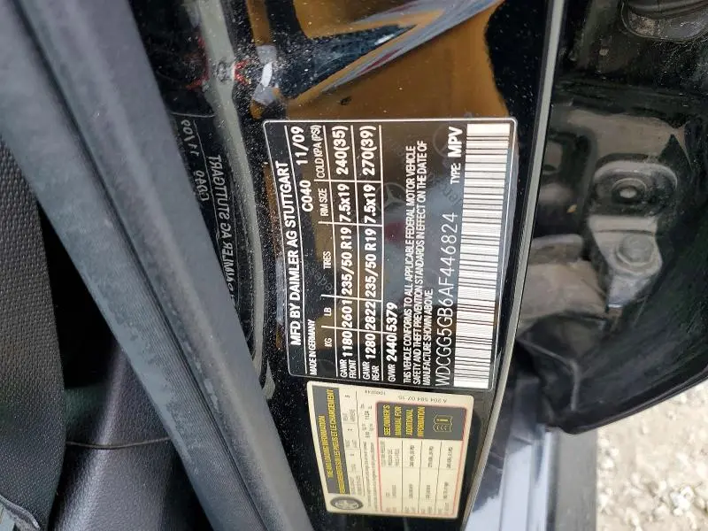 2010 MERCEDES-BENZ GLK 350  