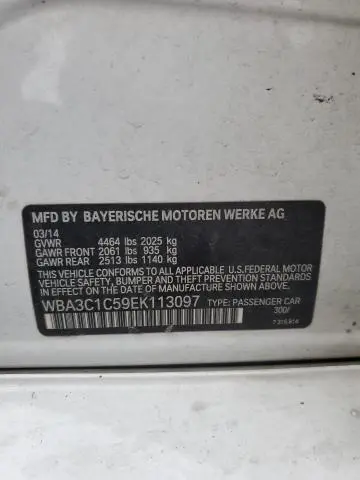 2014 BMW 328 I SULEV  