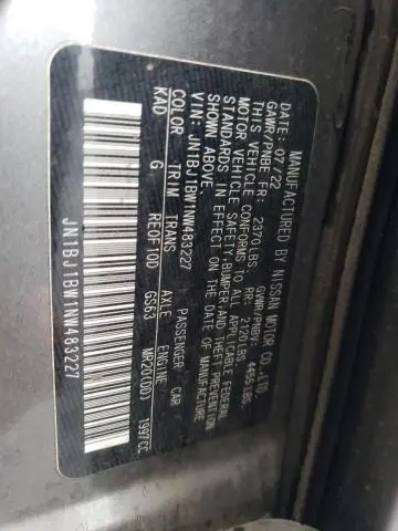 2022 NISSAN ROGUE SPORT SV  