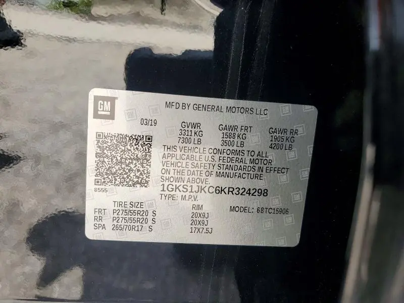 2019 GMC YUKON XL C1500 SLT  