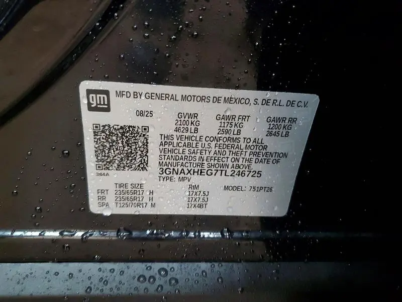 2026 CHEVROLET EQUINOX LT  