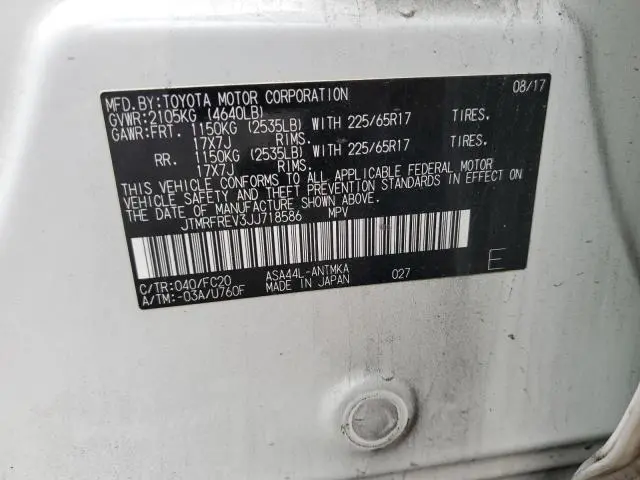 2018 TOYOTA RAV4 ADVENTURE  