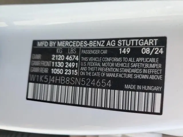 2025 MERCEDES-BENZ CLA 250 4MATIC  