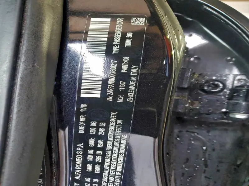 2019 ALFA ROMEO GIULIA TI  