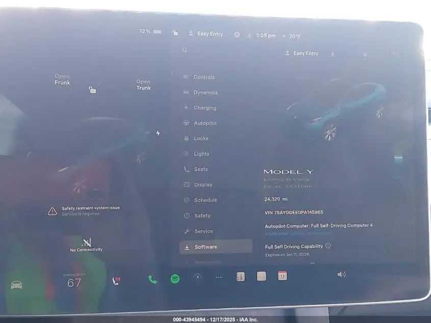 2023 TESLA MODEL Y AWD/LONG RANGE DUAL MOTOR ALL-WHEEL DRIVE