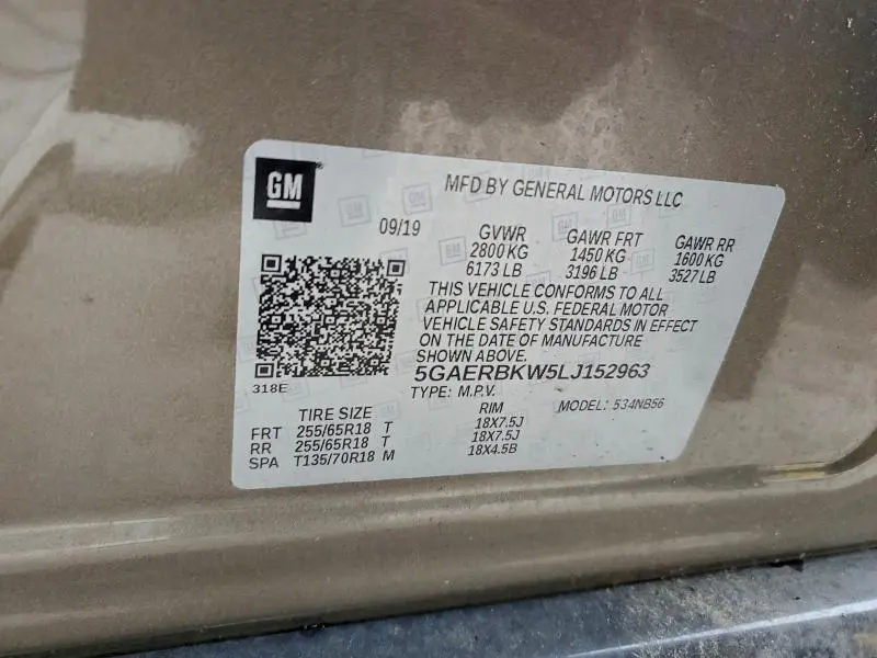 2020 BUICK ENCLAVE ESSENCE  