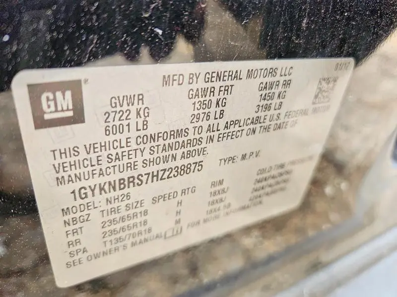 2017 CADILLAC XT5 LUXURY  