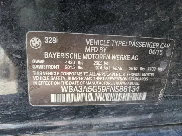 2015 BMW 328 I