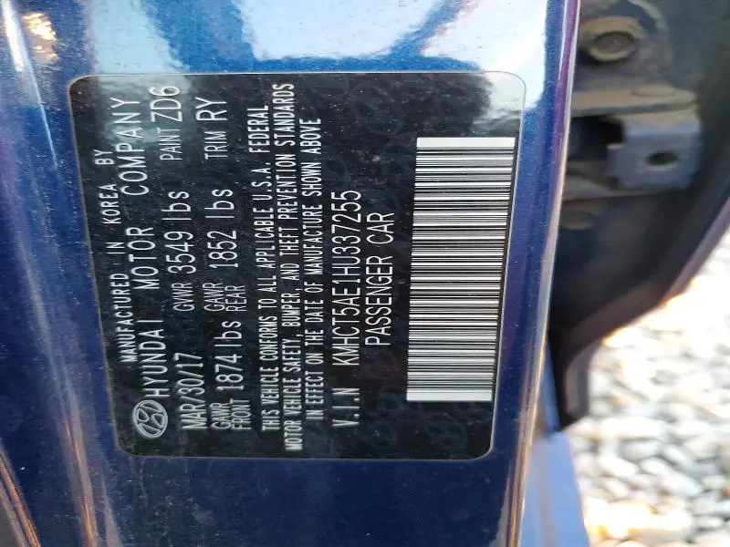 2017 HYUNDAI ACCENT SE  