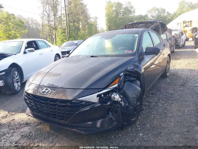 2023 HYUNDAI ELANTRA HYBRID BLUE