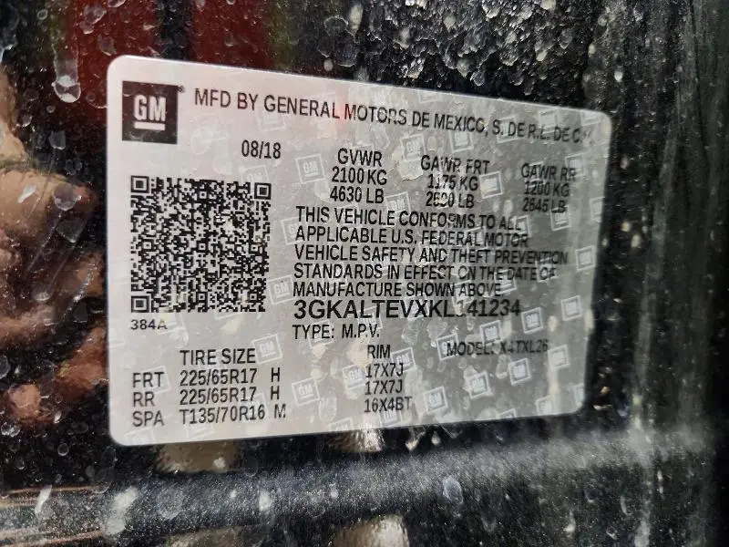 2019 GMC TERRAIN SLE  