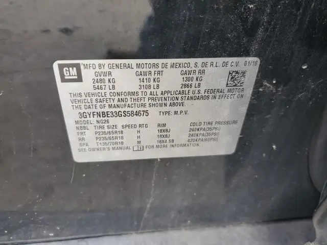 2016 CADILLAC SRX LUXURY COLLECTION  