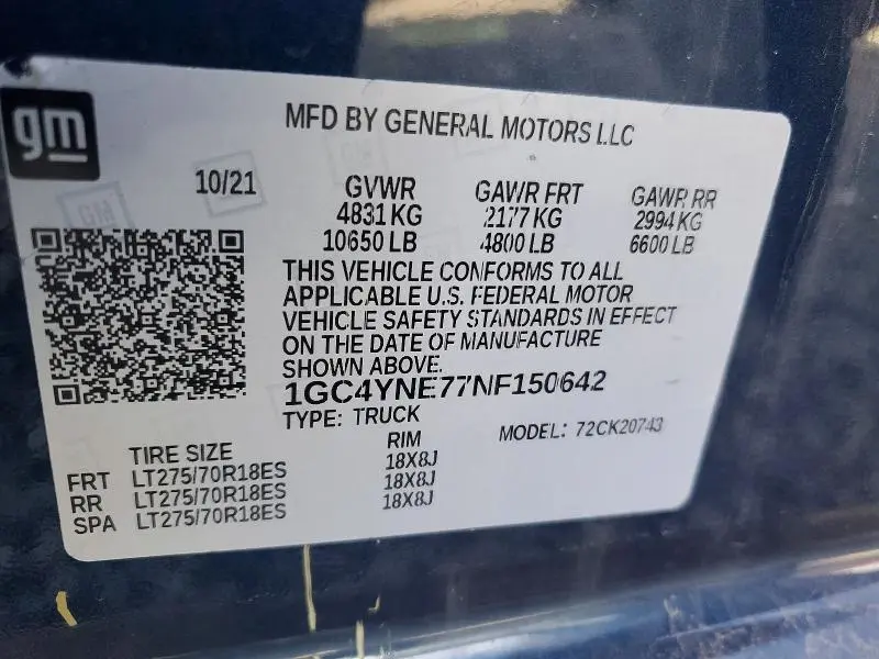 2022 CHEVROLET SILVERADO K2500 HEAVY DUTY LT  