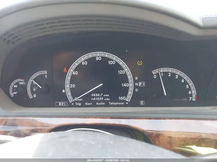 2011 MERCEDES-BENZ S 550  