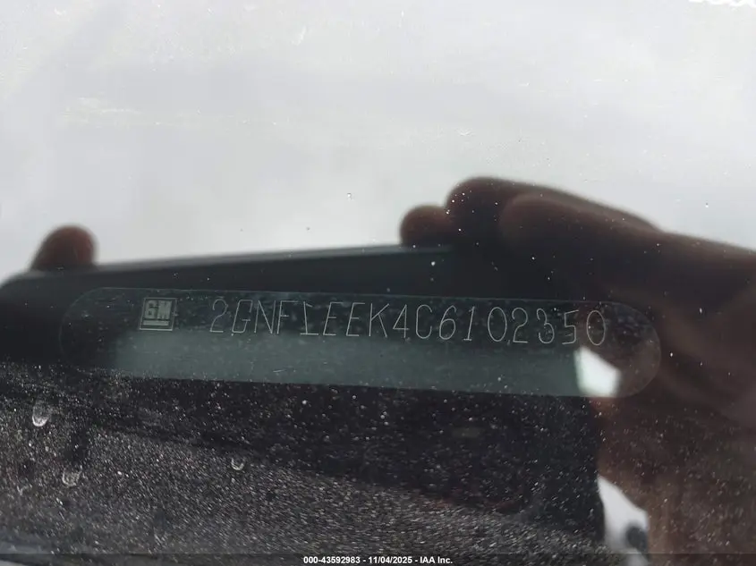 2012 CHEVROLET EQUINOX 1LT