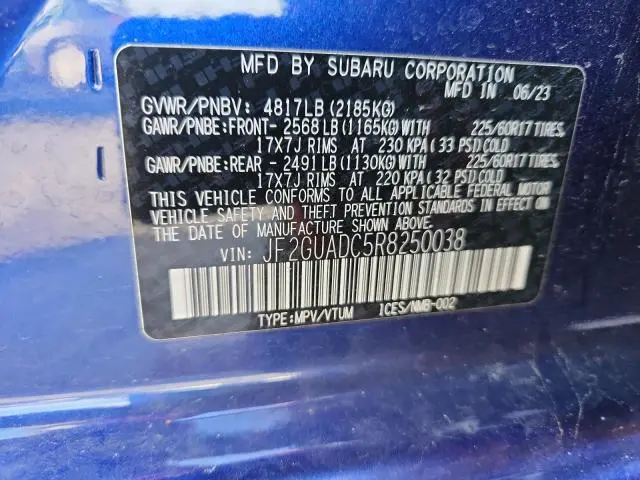 2024 SUBARU CROSSTREK PREMIUM  