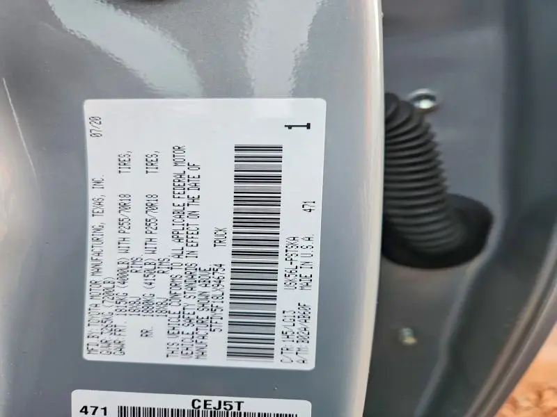 2020 TOYOTA TUNDRA CREWMAX SR5  