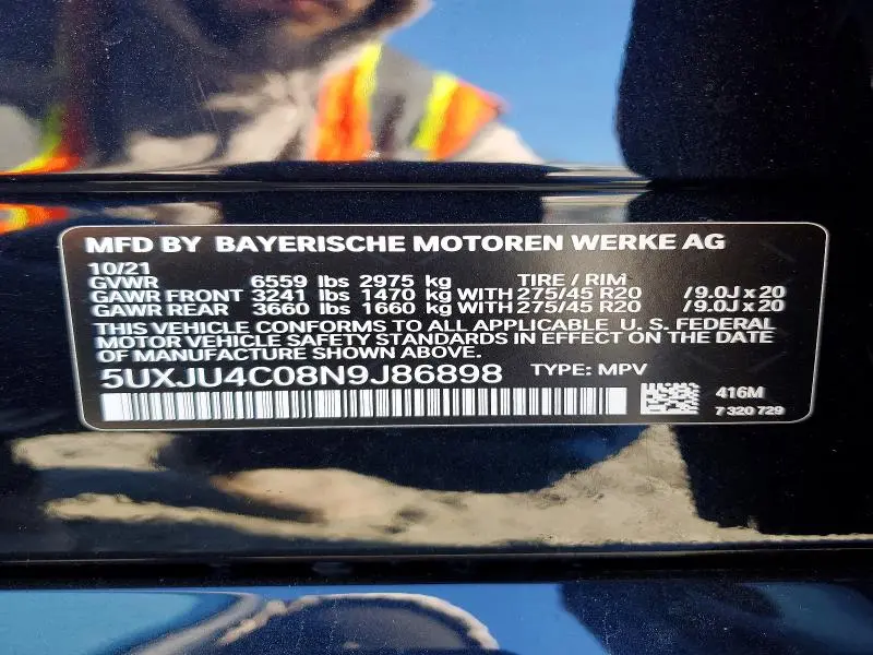 2022 BMW X5 M50I  