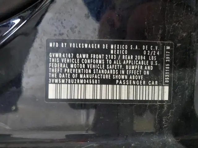 2024 VOLKSWAGEN JETTA S  