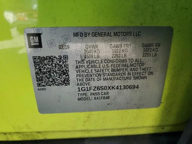 2019 CHEVROLET BOLT EV PREMIER  