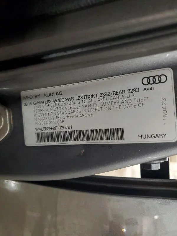 2015 AUDI A3 PREMIUM PLUS  