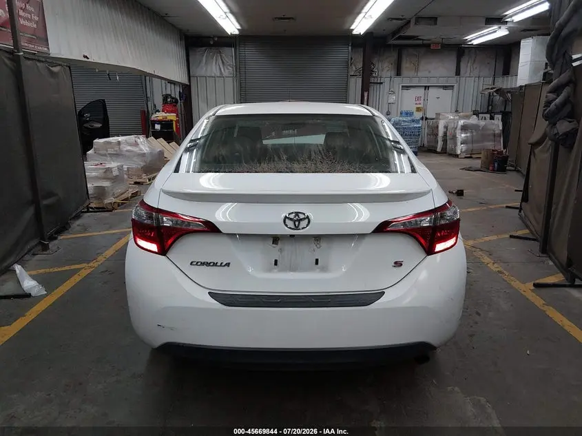 2016 TOYOTA COROLLA S PLUS