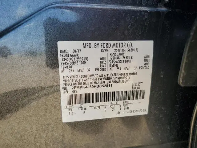 2017 FORD EDGE SEL  