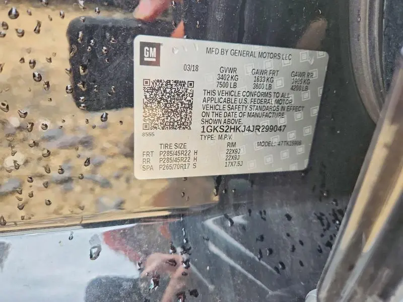 2018 GMC YUKON XL DENALI  