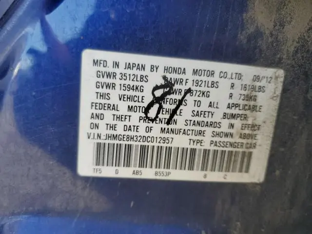 2013 HONDA FIT