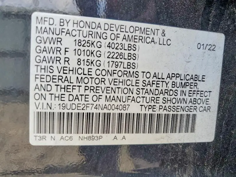 2022 ACURA ILX PREMIUM  