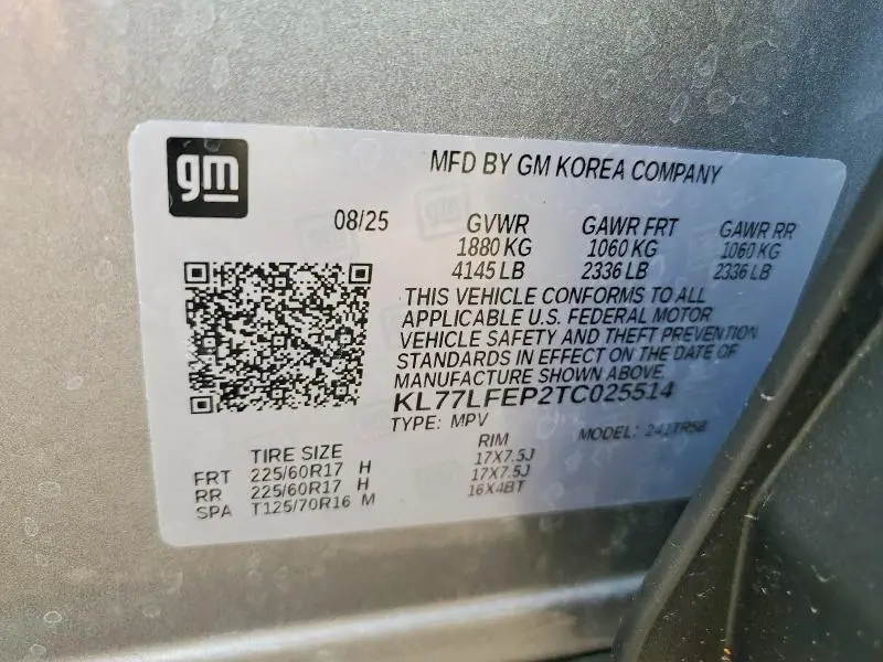 2026 CHEVROLET TRAX LS  