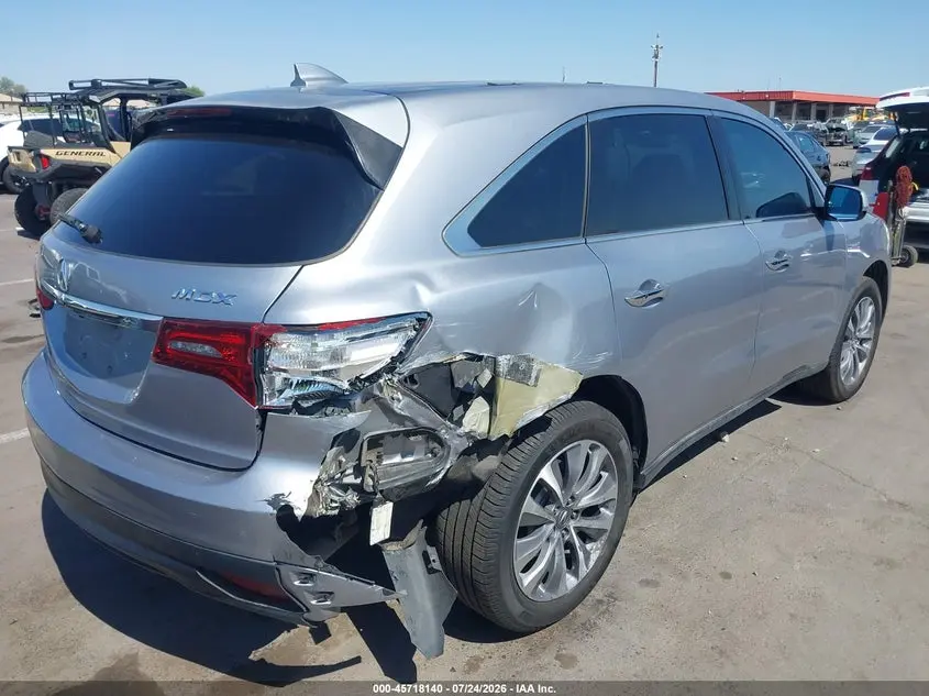2016 ACURA MDX TECHNOLOGY   ACURAWATCH PLUS PACKAGES/TECHNOLOGY PACKAGE