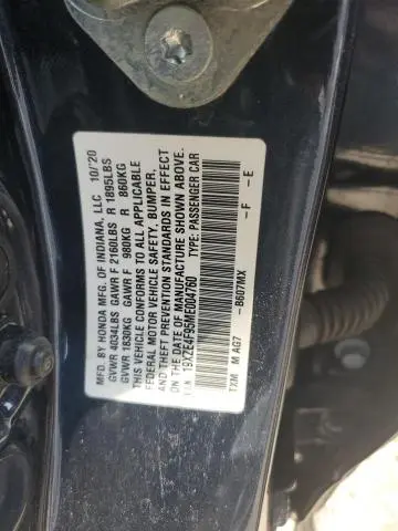 2021 HONDA INSIGHT TOURING