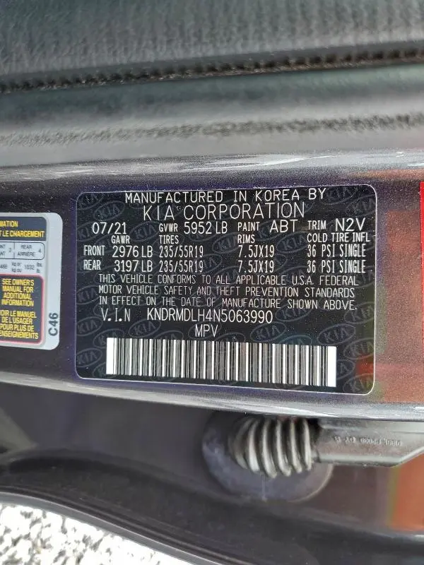 2022 KIA SORENTO SX PRESTIGE  