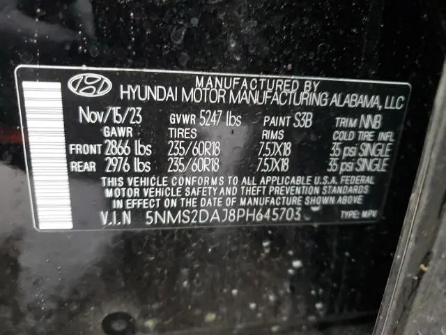 2023 HYUNDAI SANTA FE SEL  