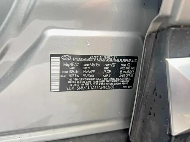 2022 HYUNDAI SANTA FE LIMITED  