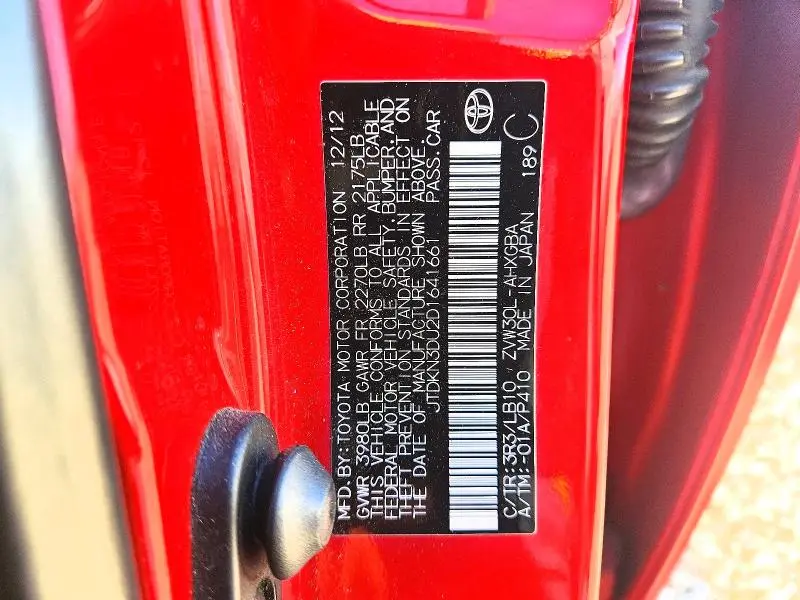 2013 TOYOTA PRIUS FOUR  