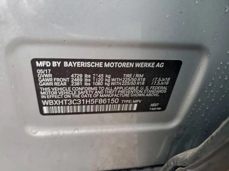 2017 BMW X1 XDRIVE28I  