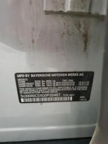 2016 BMW X5 XDRIVE35I  