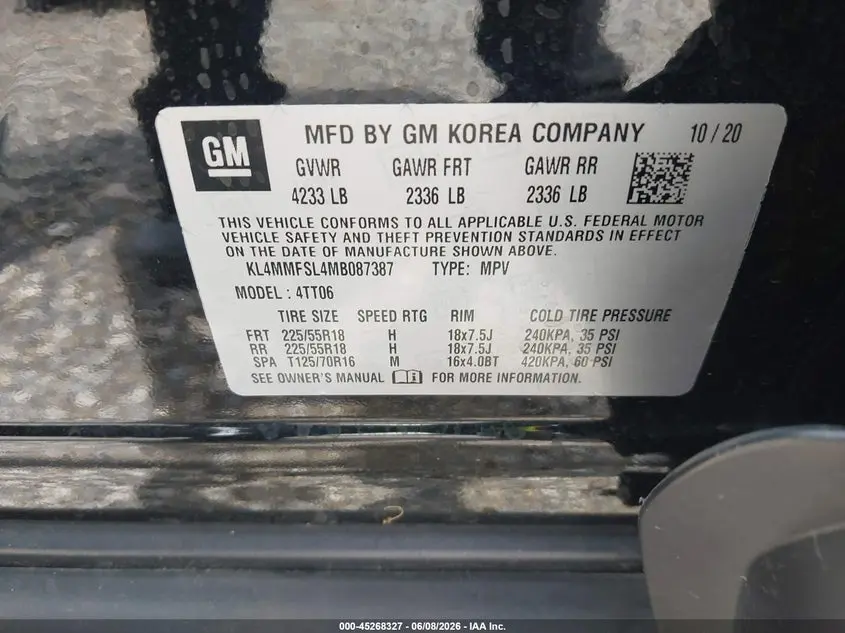 2021 BUICK ENCORE GX FWD ESSENCE