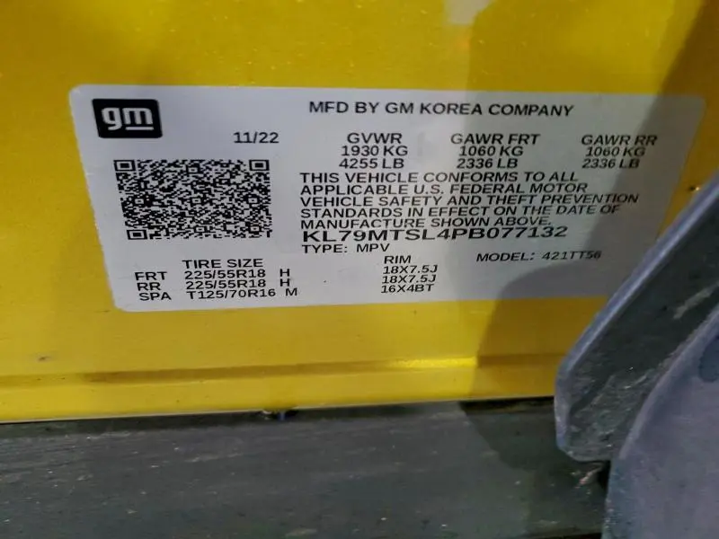 2023 CHEVROLET TRAILBLAZER RS  