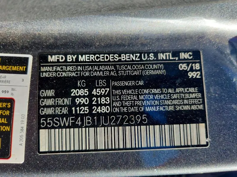 2018 MERCEDES-BENZ C 300  