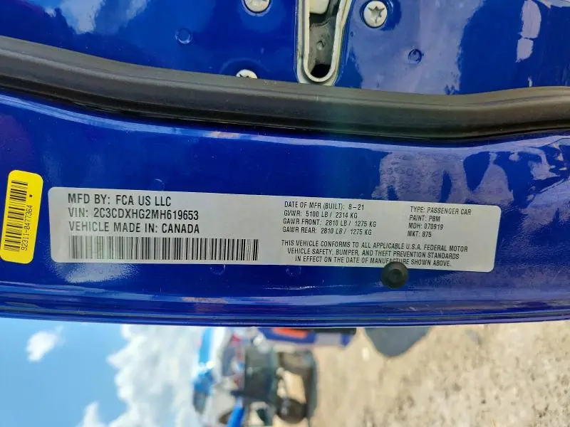 2021 DODGE CHARGER GT  
