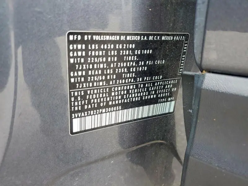 2023 VOLKSWAGEN TAOS S  